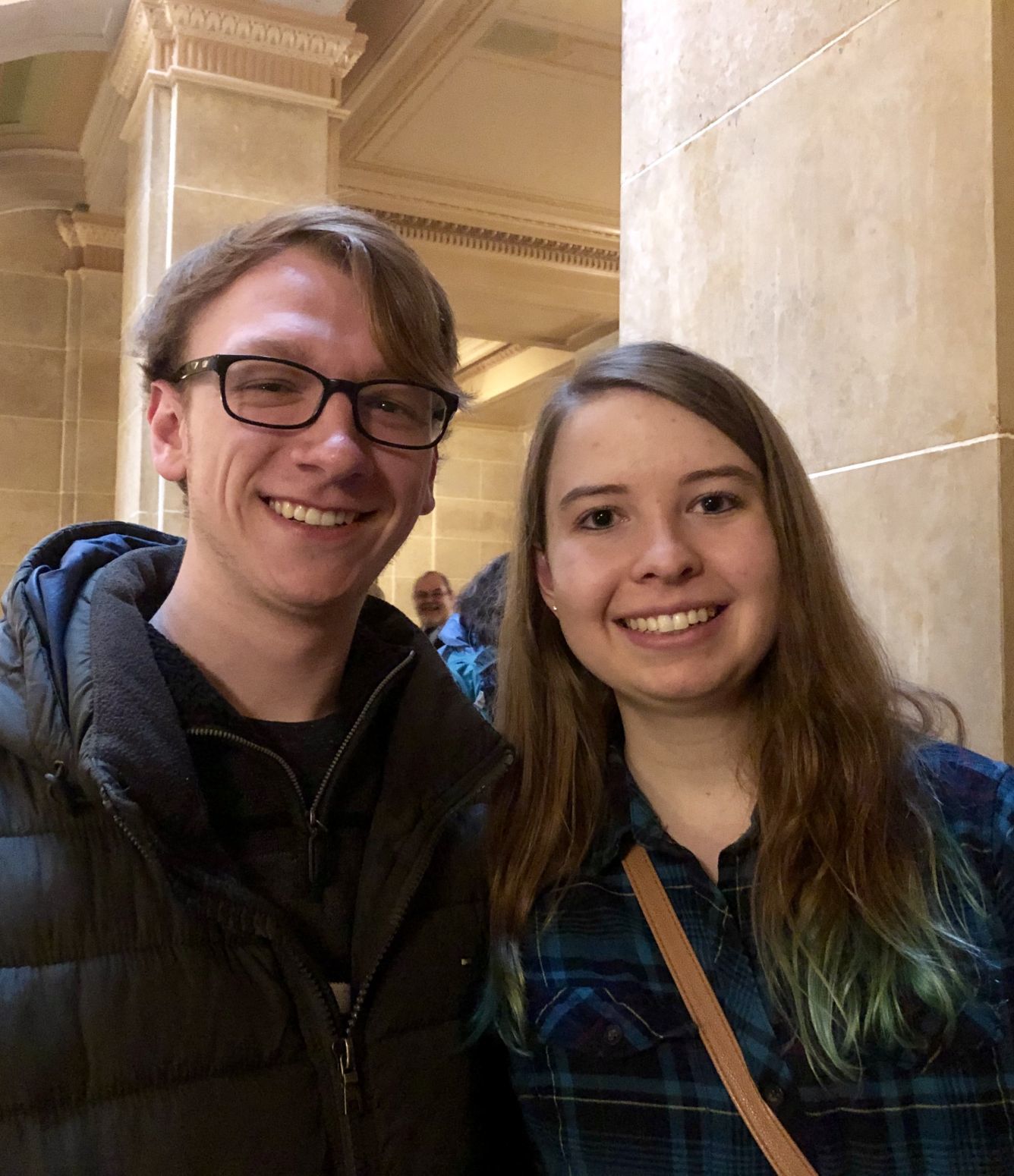 Peter Shireman and Sarah Amundson